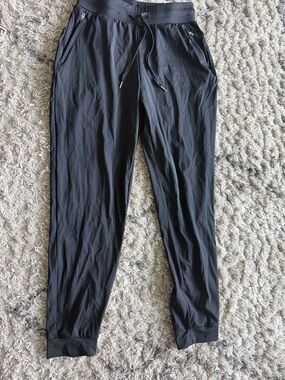 Women Black Drawstring Jogger Pants